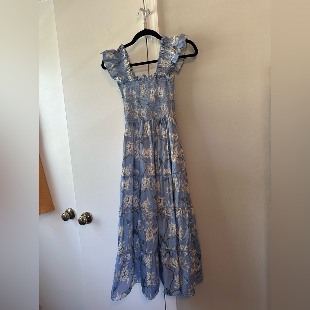 Hill House Diane Hill Blue Chinoiserie Ellie Nap Dress ๐ค๐ฉต Size XS - Picture 4 of 7